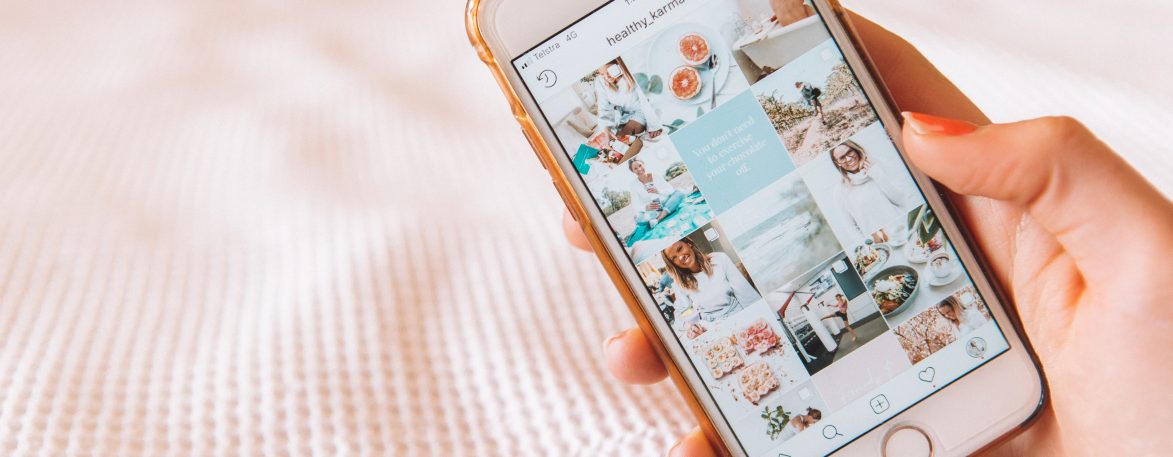 Exemple d'un fil Instagram