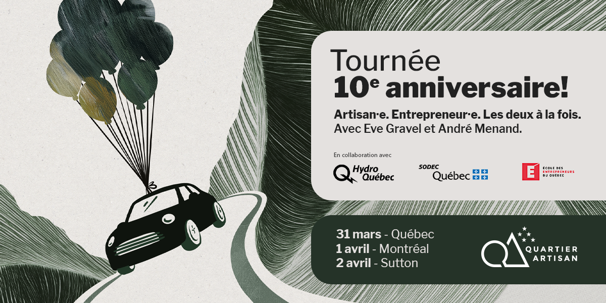 Objets communs : le balado de Quartier Artisan